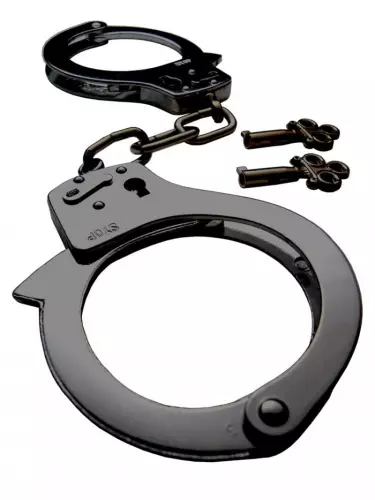 Handschellen Metall Schwarz – 1/5