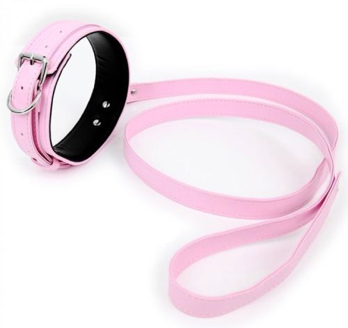 Halsband und Leine Lighty Rosa