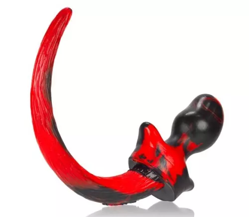 Plug Puppy Tail Bulldog Schwanz Rot 11,5 x 6cm – 2/7