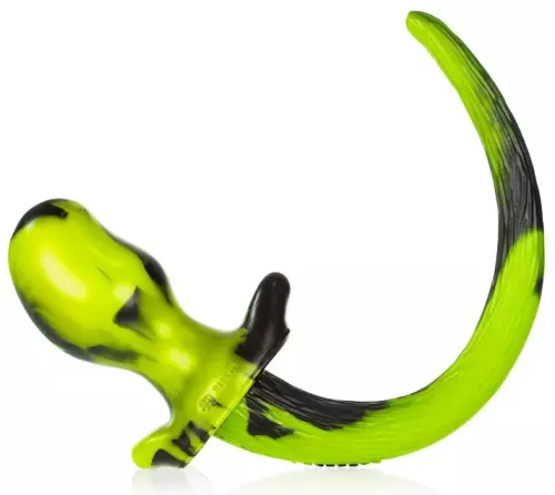 Plug Puppy Tail Bulldog Schwanz Gelb 11,5 x 6cm – 4/4