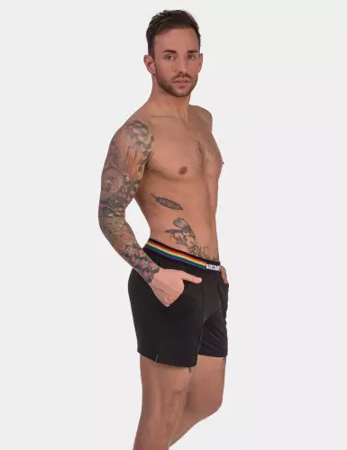 Shorts Barcode Pride Schwarz – 4/5