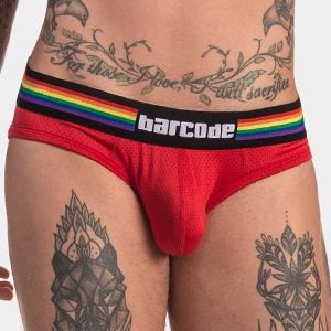 Slip Barcode Pride Rot