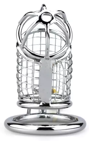 Keuschheitskäfig Lancelot Net - 9 x 3,5 cm – 4/5