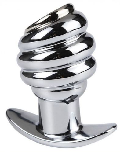 Plug Tunnel aus Metall Out Butt 6 x 4 cm