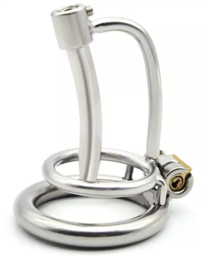 Keuschheitskäfig mit Urethra-Stab 5cm - Durchmesser 8mm – 2/5