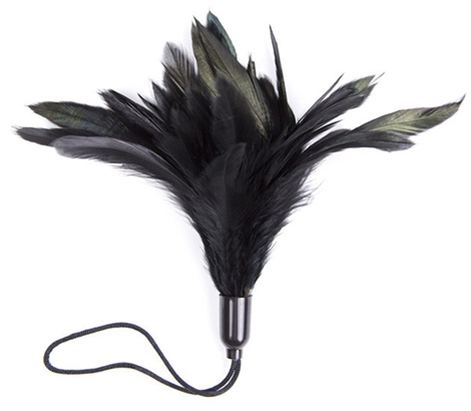 Zubehör zum Kitzeln Horn Tickler Schwarz
