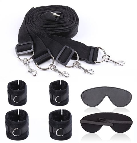 Kit für das Bett Bed Bindings Schwarz