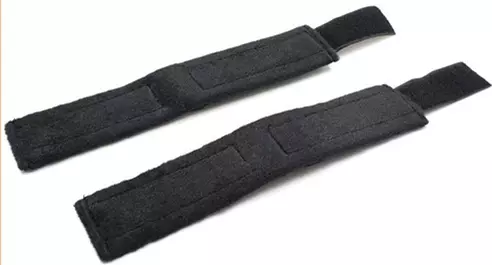 Handgelenk-Handschellen Buckle Schwarz – 3/5