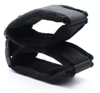 Handgelenk-Handschellen Buckle Schwarz – 4/5