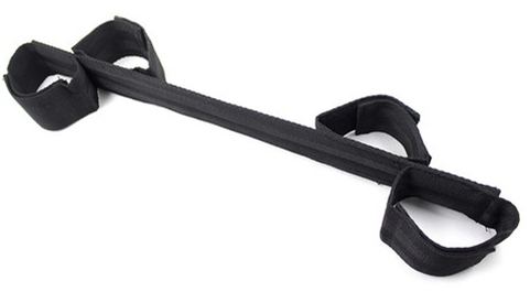 Flache Stange mit 4 Kletthandschellen 45cm