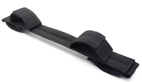 Flache Stange mit 4 Klettverschluss-Handschellen 45cm – 2/7