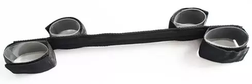 Flache Stange mit 4 Klettverschluss-Handschellen 45cm – 4/7