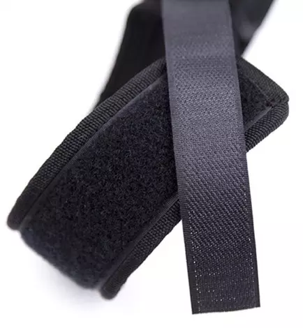 Spreader-Stange mit Handschellen Nylon Schwarz – 5/5