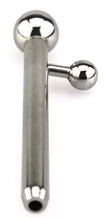 Durchbohrter Harnröhren-Plug Albert Wand 6.5cm - Durchmesser 8mm – 5/5