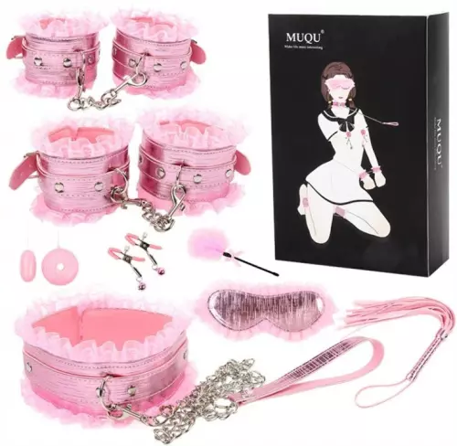 BDSM-Koffer lace Light 8 Teile Rosa – 1/4