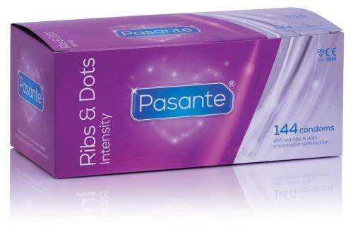 Kondome strukturiert RIBS & DOTS Pasante x144