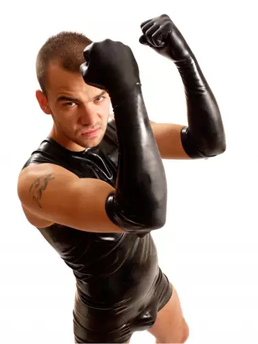 Fist-Handschuhe Ellbogen Schwarz – 1/10
