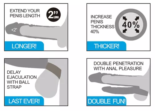 Cock Ring Stack It Clear – 6/9