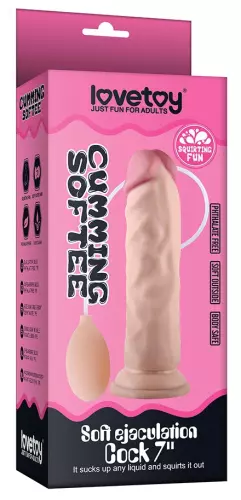 Ejakulierender Dildo Cumming Softee 19 x 4,3 cm – 2/7