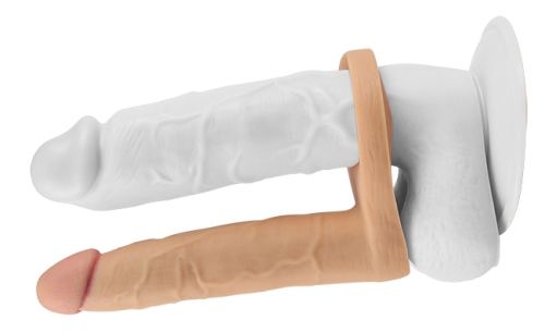 Double Penetration Vibrating Dildo 14 x 3 cm