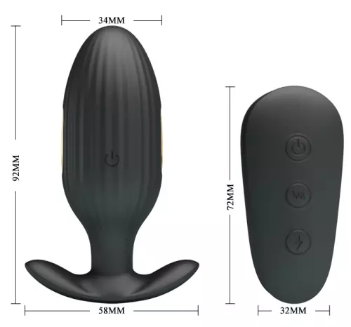 Vibrierstecker Elektro Royal Pleasure Kelly 8 x 3,4 cm – 8/8