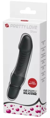 Vibrator Stev 11 x 2,8 cm Schwarz – 2/7