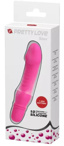 Vibromasseur Stev 11 x 2,8 cm Fuchsia – 2/7