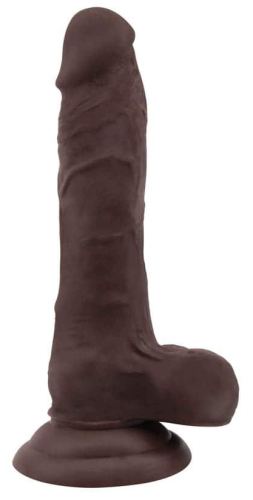 Flatterer Realistic Dildo 14 x 4 cm Brown