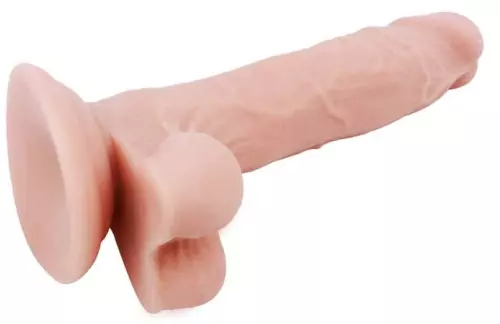 Flatterer Realistic Dildo 14 x 4 cm Flesh – 3/5