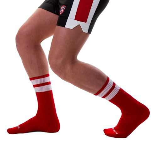 Gym Socks Red-White