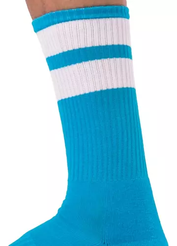 Socken Gym Socks Himmelblau-Weiß – 2/2