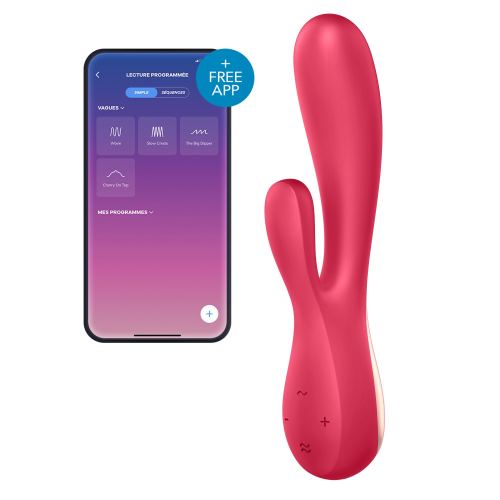 Connected Rabbit Mono Flex Satisfyer Rose