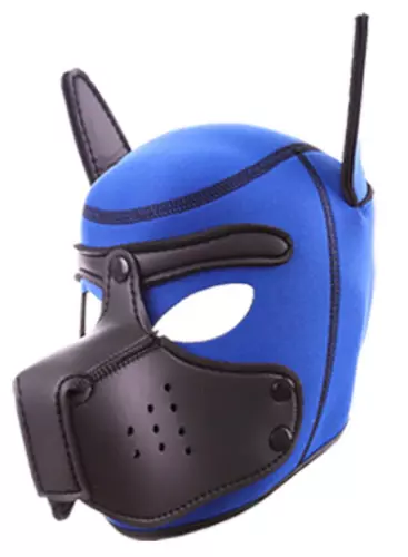 Maske PUPPY Neopren Blau-Schwarz – 2/2