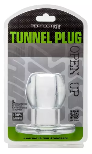 Tunnel Plug Large Transparent 7.6 x 6.2 cm – 2/3
