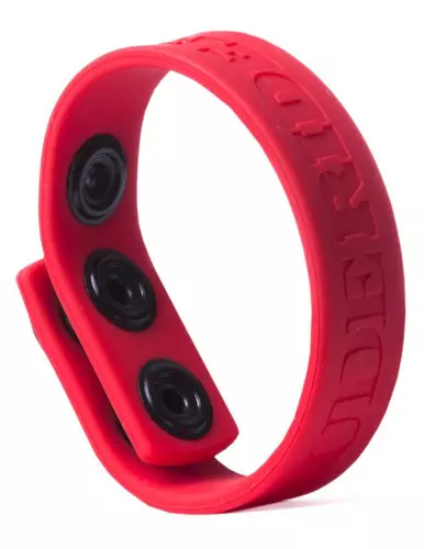 Silikon-Cockring 3 Snaps Rot – 1/2