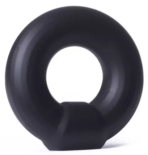 Silikon-Cockring Knob schwarz – 1/2