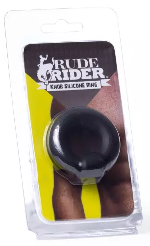 Silikon-Cockring Knob schwarz – 2/2
