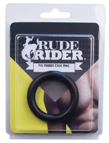 Cockring Fix Rubber Thick Schwarz – 2/3