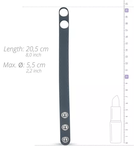 Cockring Cock Strap 15mm Schwarz – 6/6