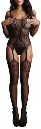 Combi sexy Fishnet Lace Schwarz – 1/6