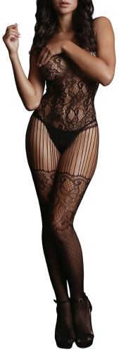 Combin sexy Lace Fishnet Schwarz