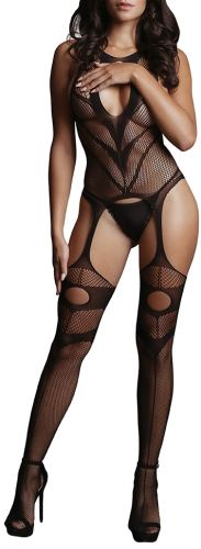Combi sexy Suspender Schwarz