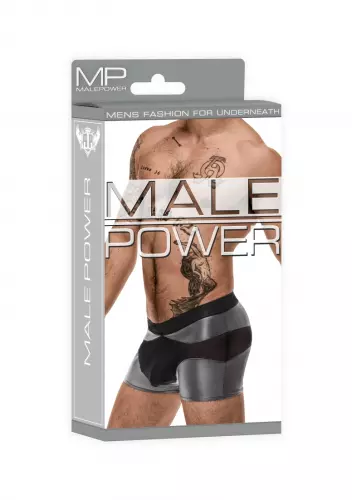 Boxer sexy IRON CLAD Schwarz-Silber – 3/6