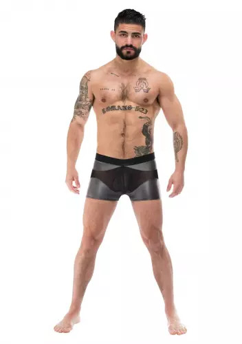 Boxer sexy IRON CLAD Schwarz-Silber – 4/6