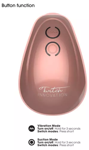 Klitoris-Stimulator TWITCH Rosa – 11/14