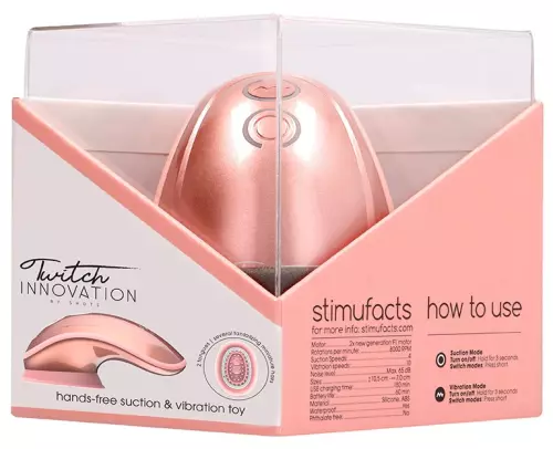 Klitoris-Stimulator TWITCH Rosa – 13/14