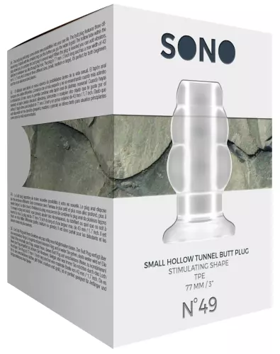 Plug Hollow Sono N49 - 6.5 x 4.3 cm Transparent – 2/4