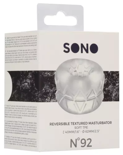 Masturbationsring Reversibel Textured Sono n92 – 2/7
