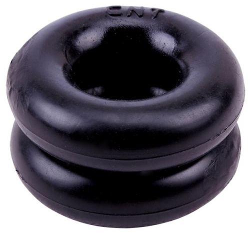 Set aus 2 weichen Cockrings Donut Schwarz