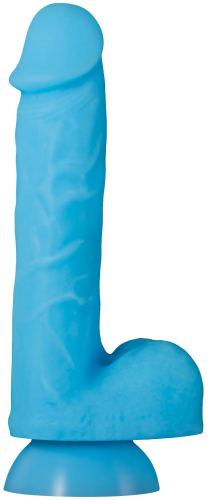 Leuchtender Dildo Touch & Glow 15 x 4 cm Blau